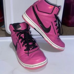 Nike Air Prestige High Top Pink and Black Sneakers